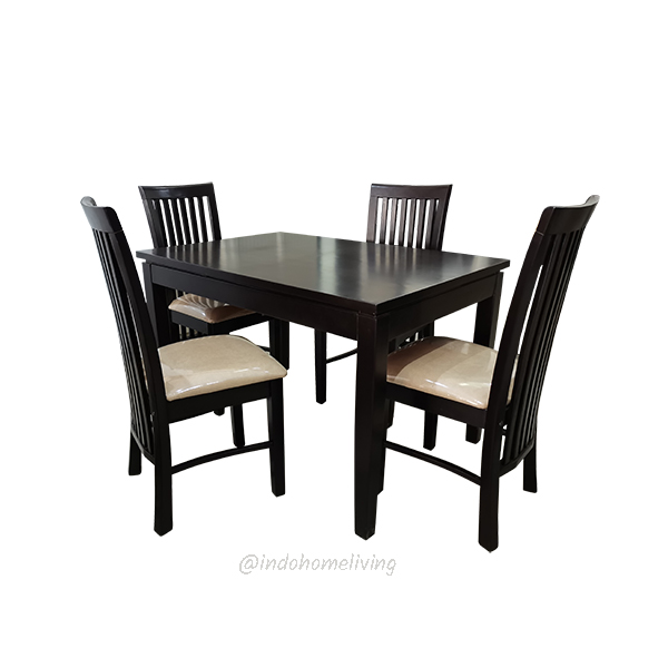 Gambar Maxi Wood Dining Set (4 chairs)