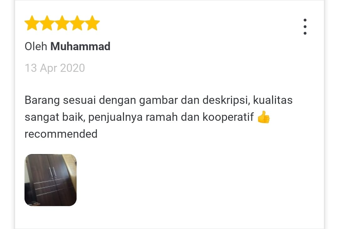 Gambar Testimoni User 2